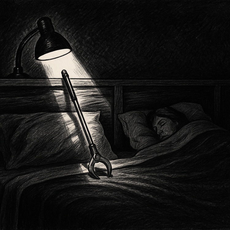 Two deer standing together