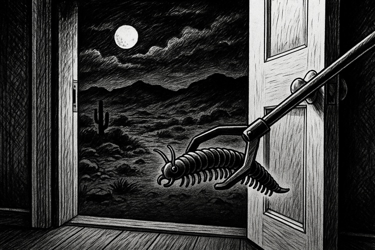 Two deer standing together