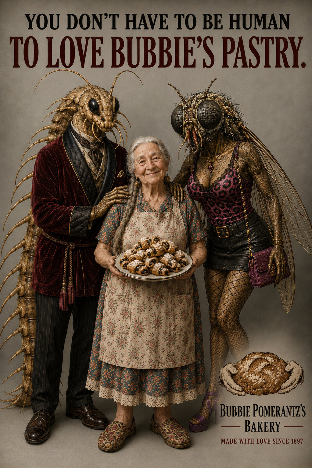Bubbie Pomerantz pastry advertisement